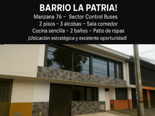 Barrio La Patria Manzana 76